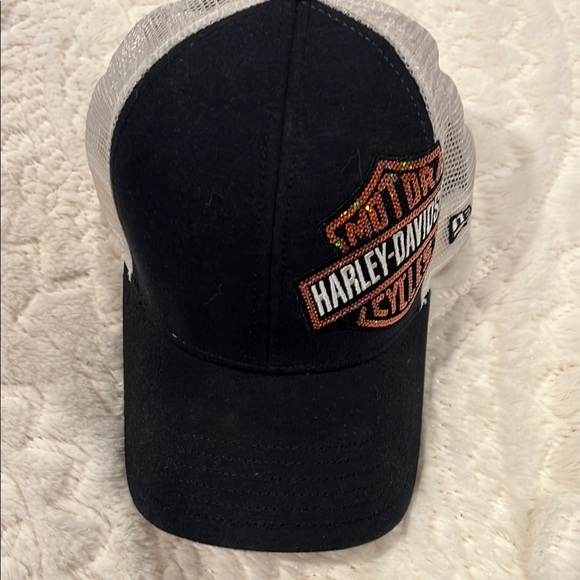 Harley-Davidson Black and White Trucker Hat - Picture 8 of 8